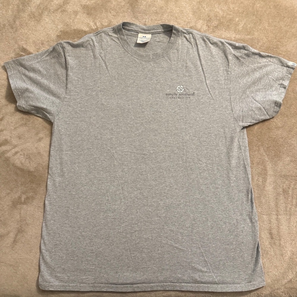 Simply Southern Play Like A Boss Volleyball Graphic T-Shirt Gray Large